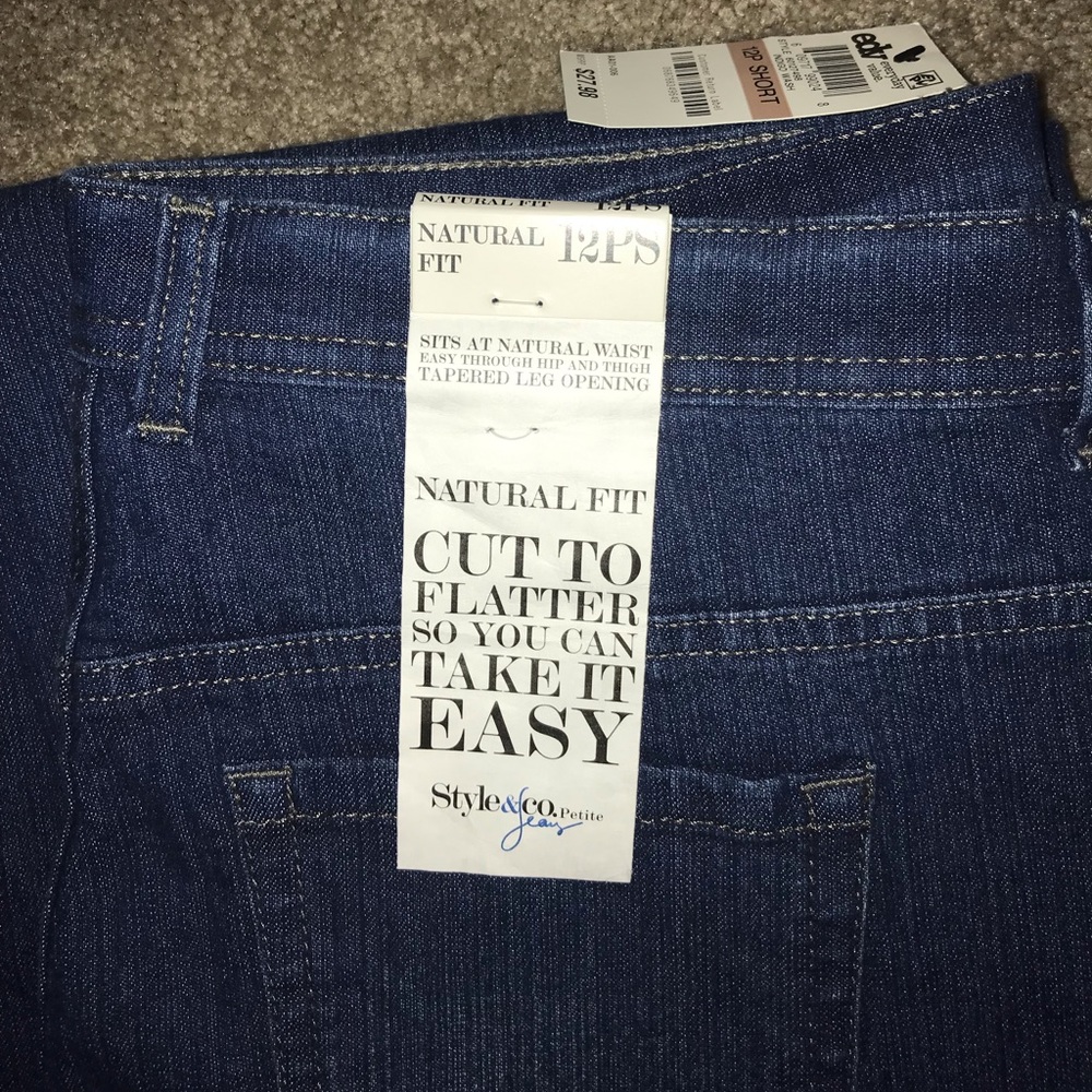 NEVER WORN blue denim EDV jeans